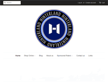 Tablet Screenshot of hinterland.net.nz